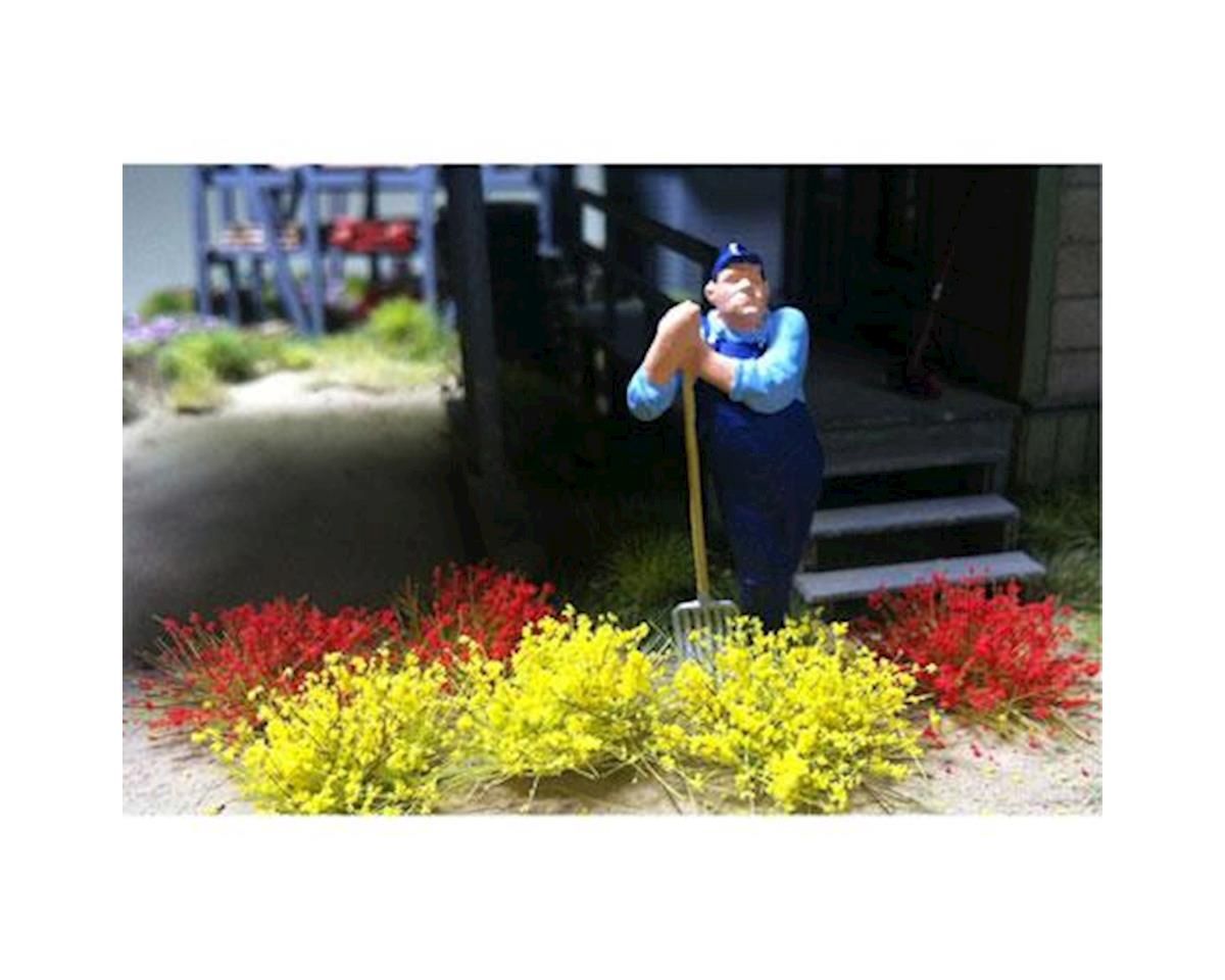 Bachmann Grass Tufts (Yellow &amp; Red) (50) (10mm)