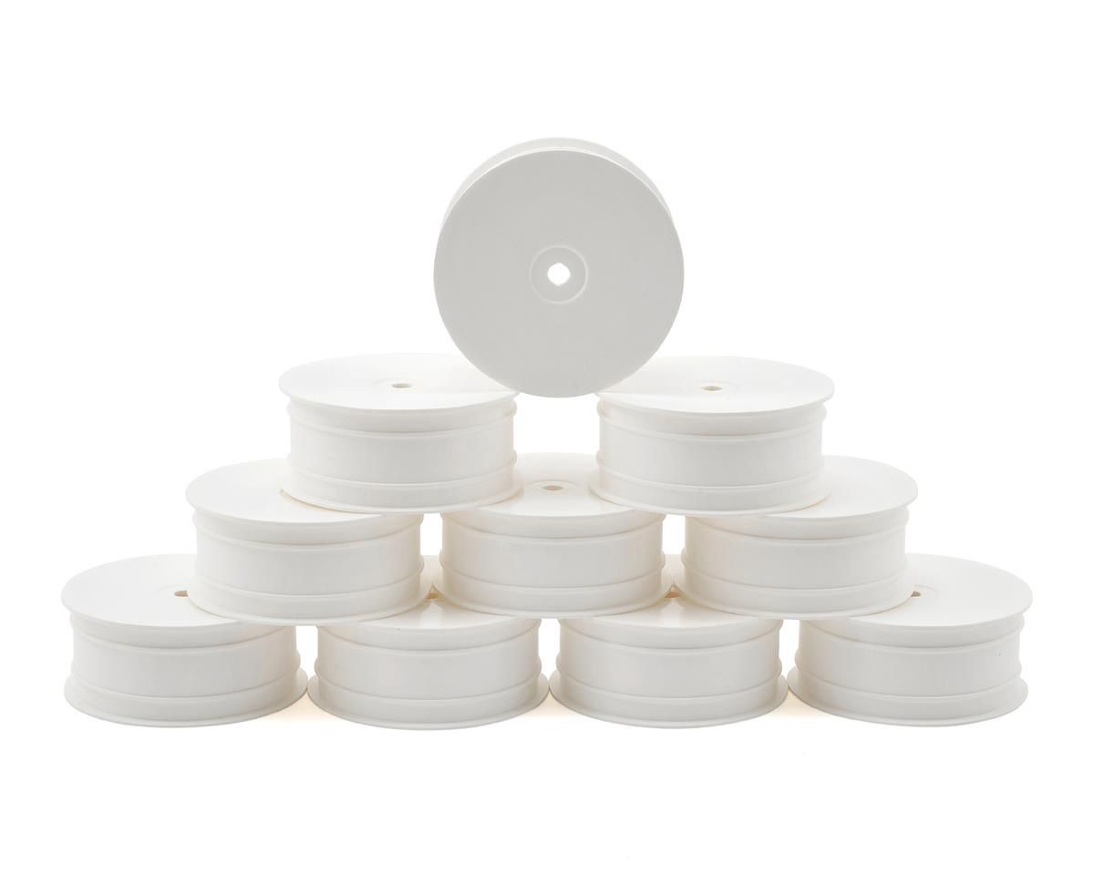 XRAY "Aerodisk" 2.2 4WD Front Buggy Wheels (White) (10) (XB4) XRA369902-M