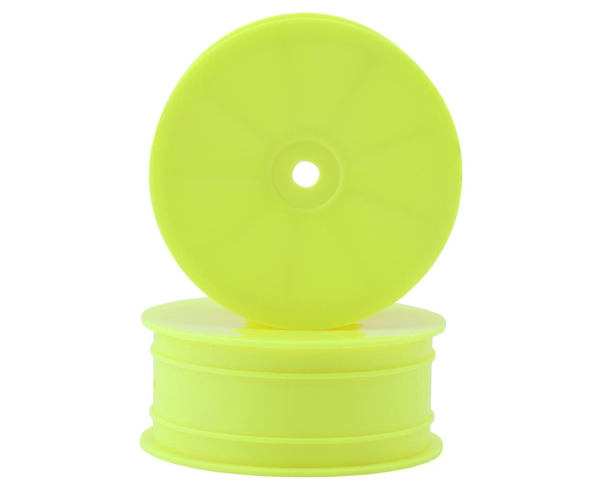 XRAY "Aerodisk" 2.2 4WD Front Buggy Wheels (Yellow) (2) (XB4)