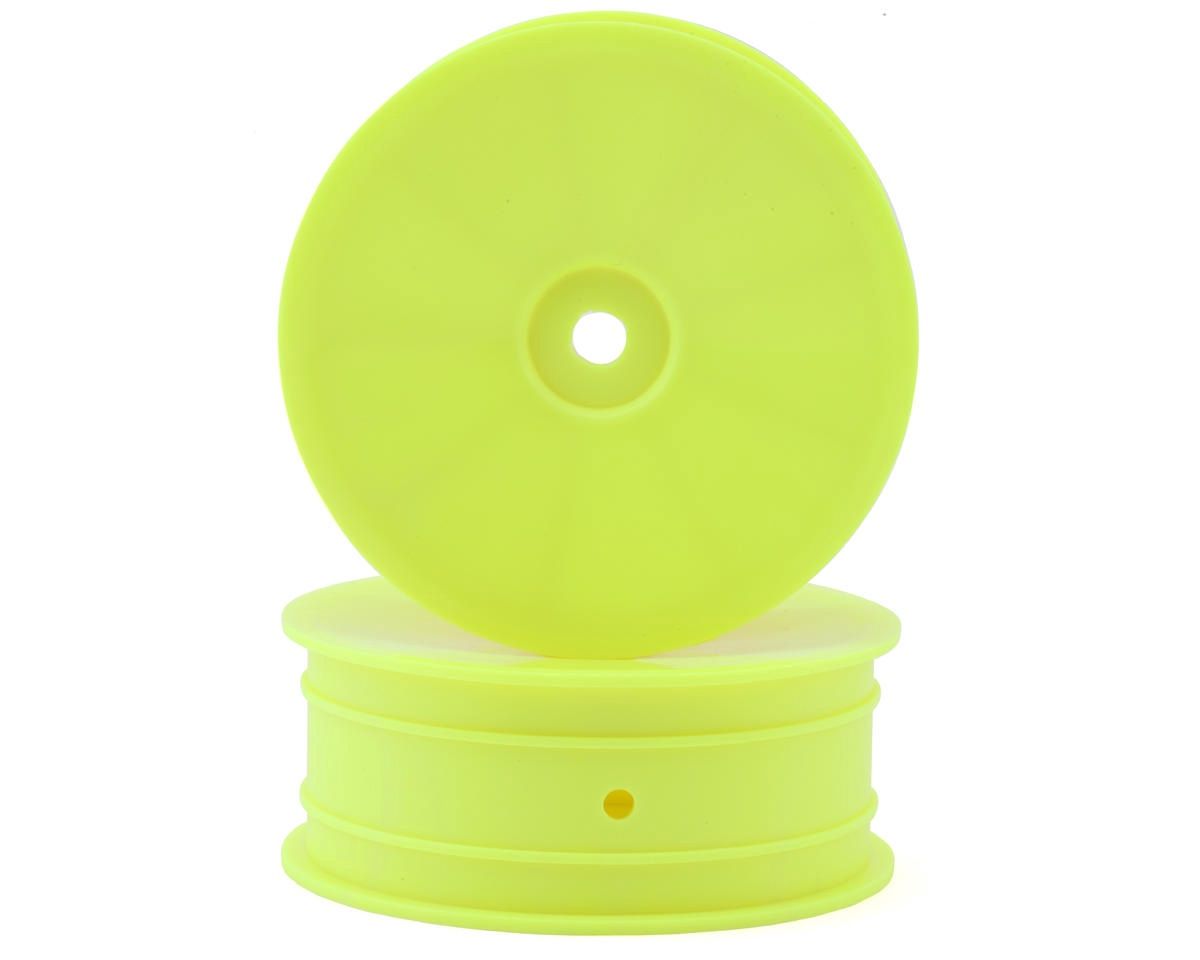 XRAY "Aerodisk" 2WD Front Buggy Wheels (Yellow) (2) (XB2) (Hard)