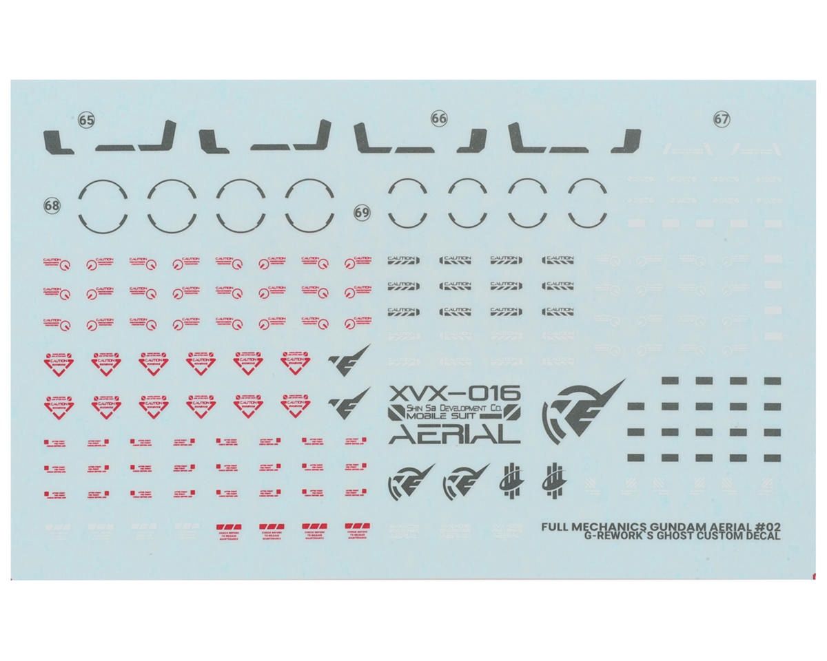 G-REWORK FM Aerial Gundam Decal Sheet