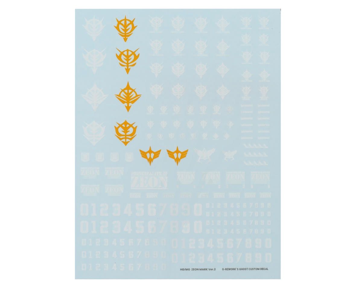 G-REWORK HG/MG Zeon Markings #02 Decal Sheet