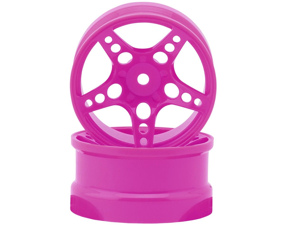 24K RC Technology 1/10 R-Fighter Drift Wheels (Purple) (2) (6mm Offset)