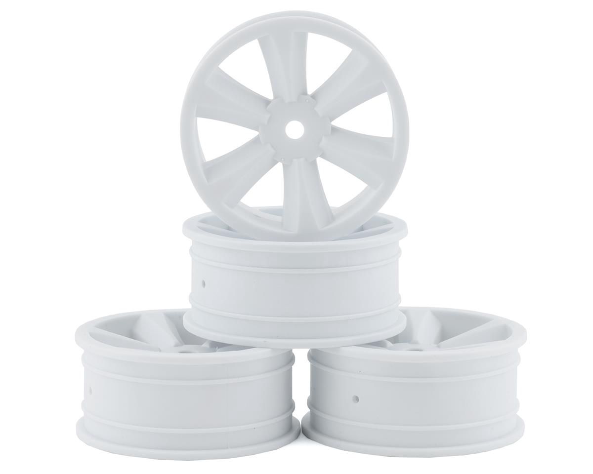 Gravity RC GT Spoke Touring Car Wheels (White) (4)