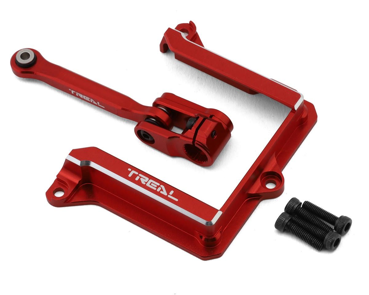 Treal Hobby 7075 Aluminum Steering Servo Horn Tie Rod Link &amp; Mount Set for