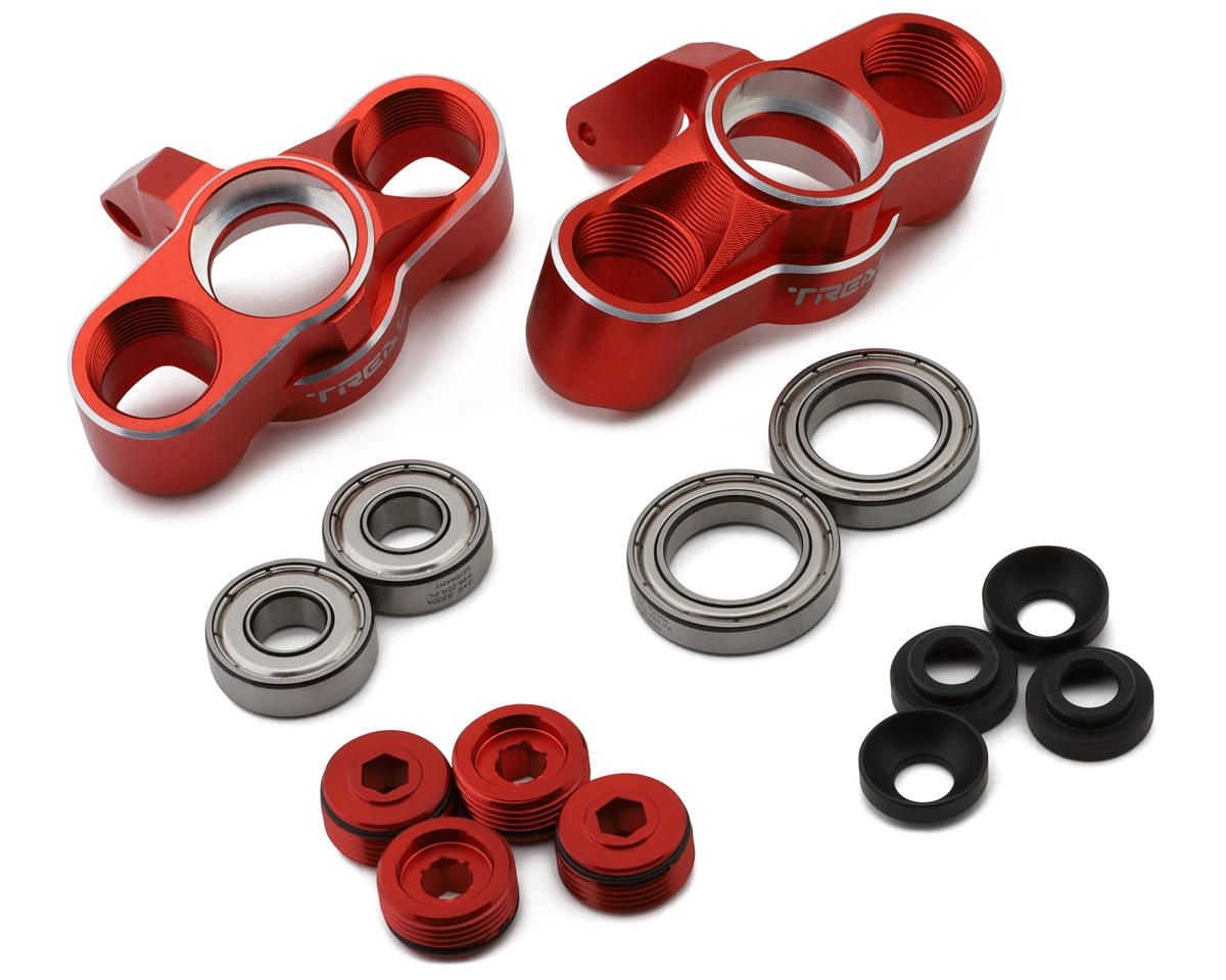 Treal Hobby Arrma 6S BLX 7075 Aluminum Front Steering Knuckle Set TLHTMOJAVE7-02