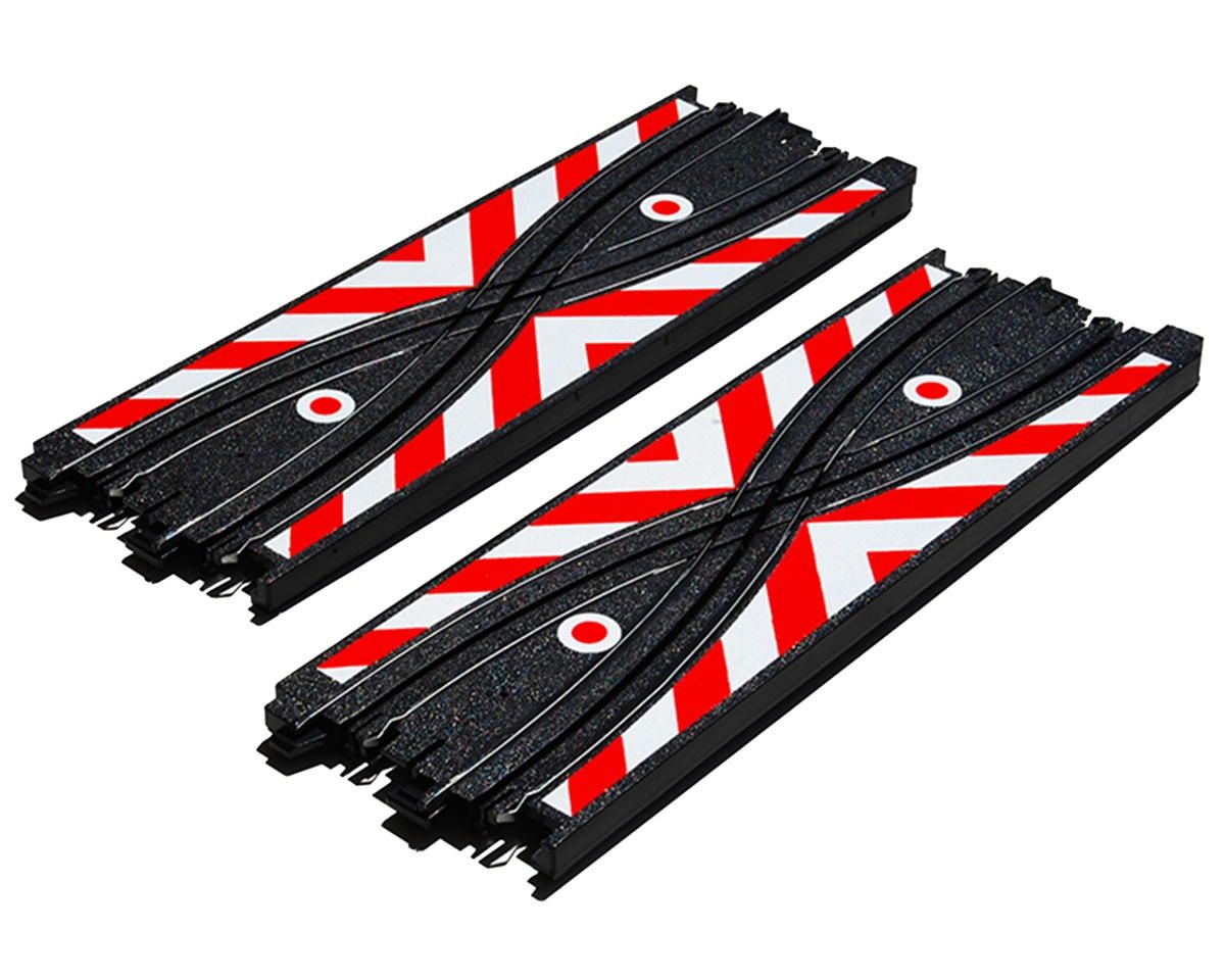 AFX 9" Crisscross Slot Car Track expansion Pieces (2)