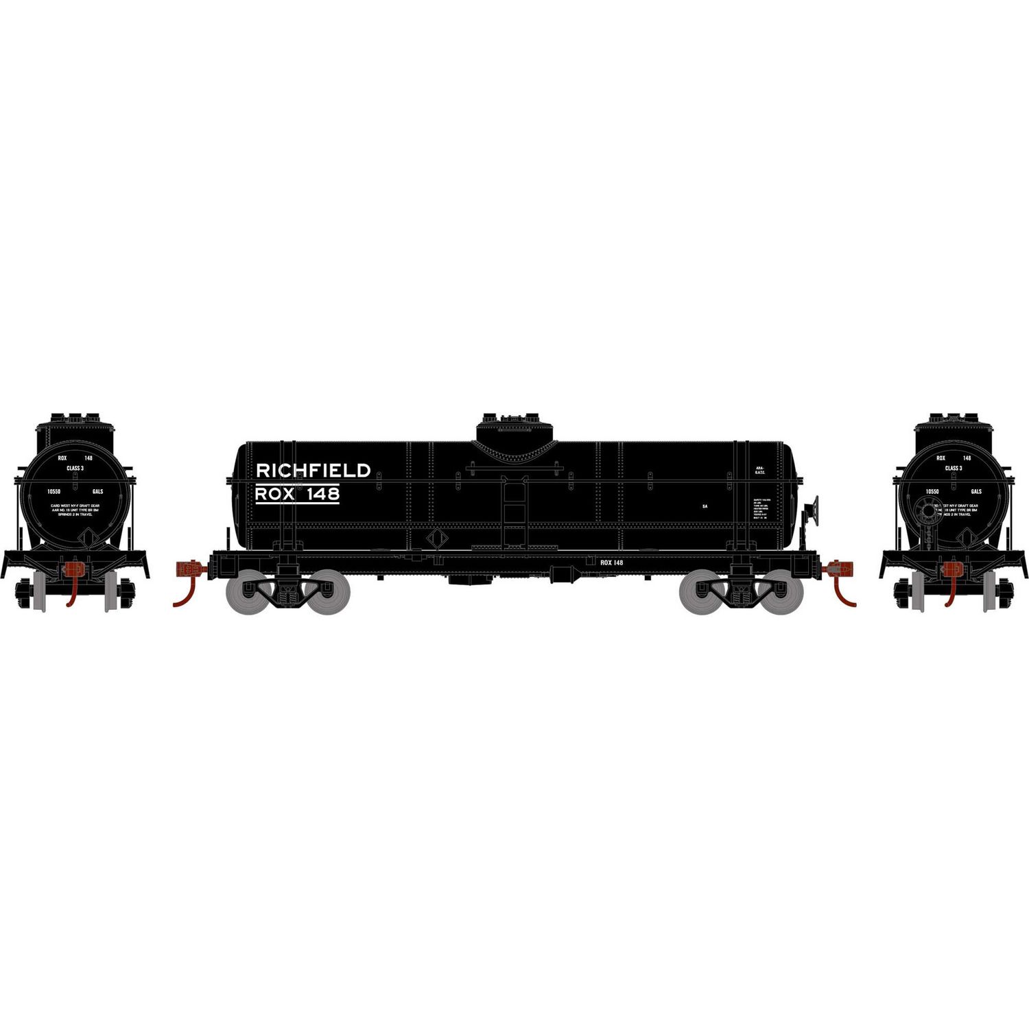 Athearn HO 1-Dome Tank, Richfield/ROX #148