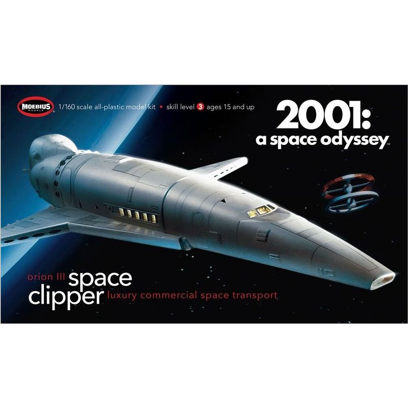 Moebius Models Inc 1/144 2001 Space Clipper Orion