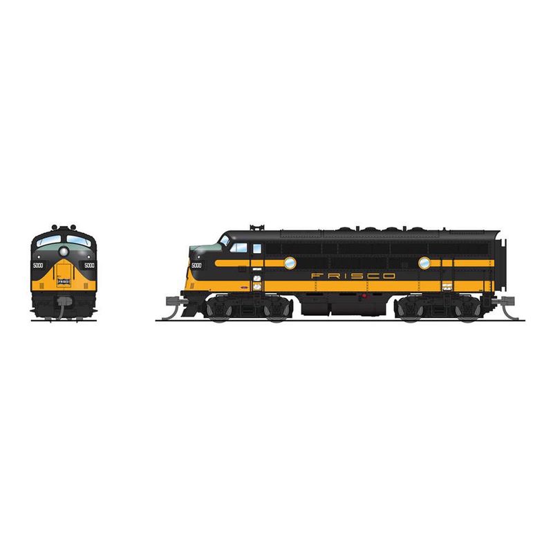 N, EMD F3A, SLSF 5001, Black &amp; Yellow, Paragon4