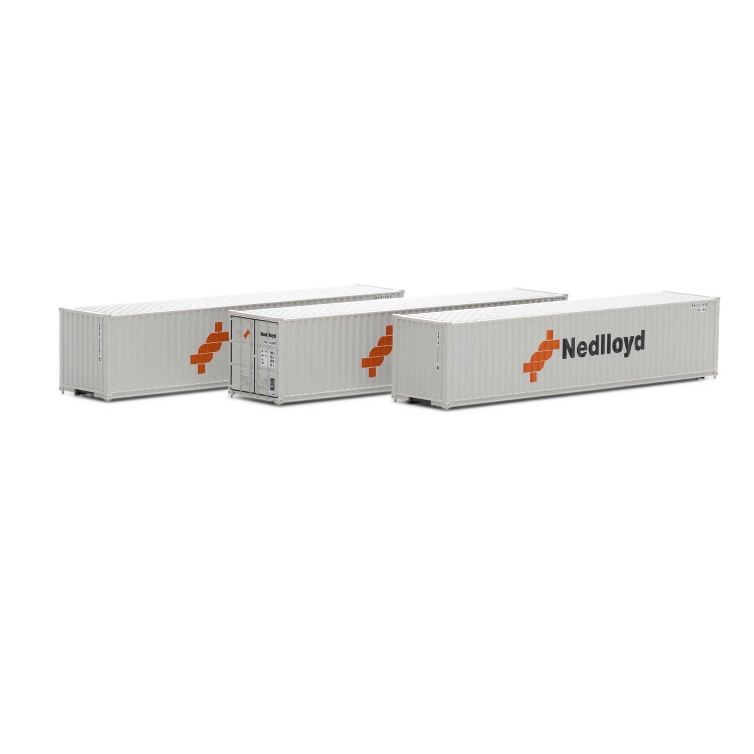 Athearn N 40' Corrugated Low Container, Nedlloyd # 1 (3)