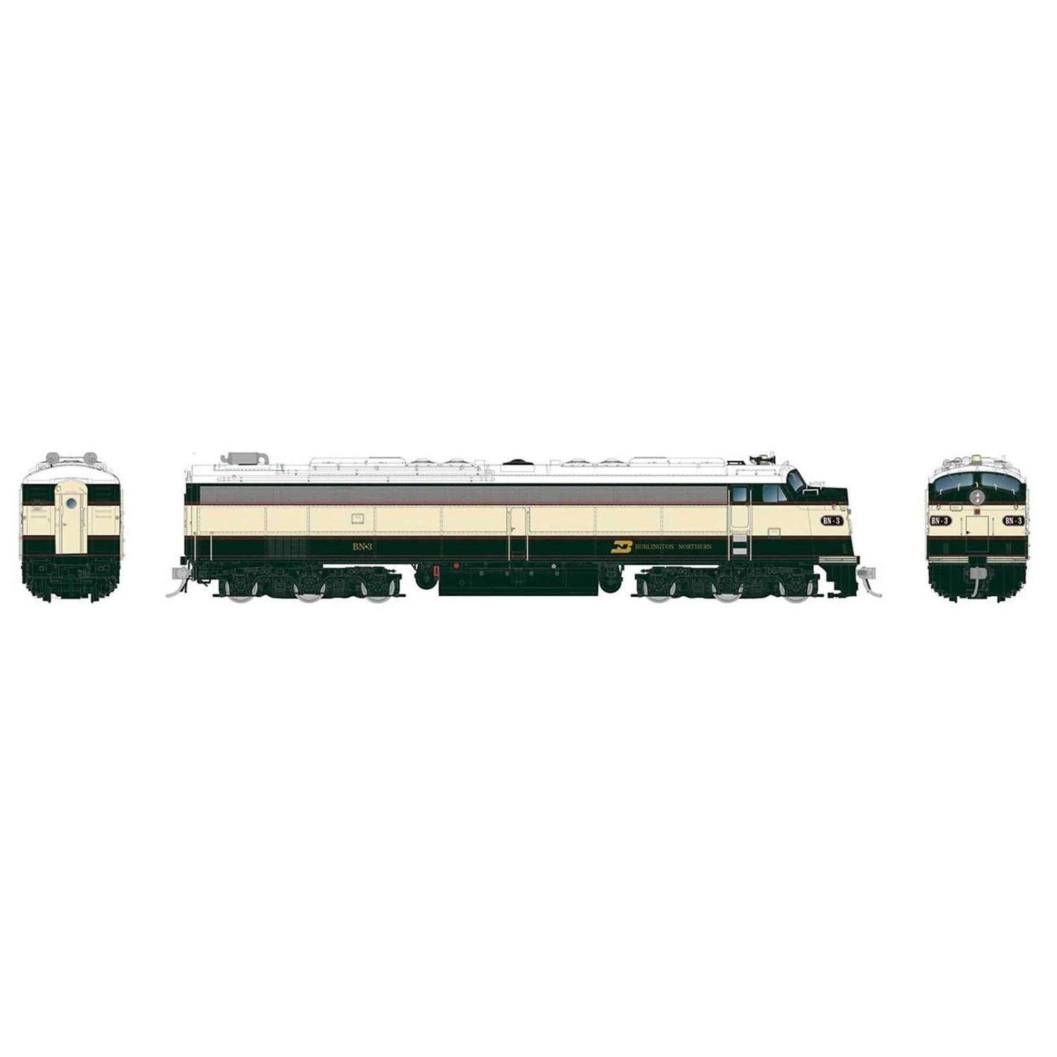 HO EMD E8A w/HEP DC/DCC/Snd BN Executive #9925