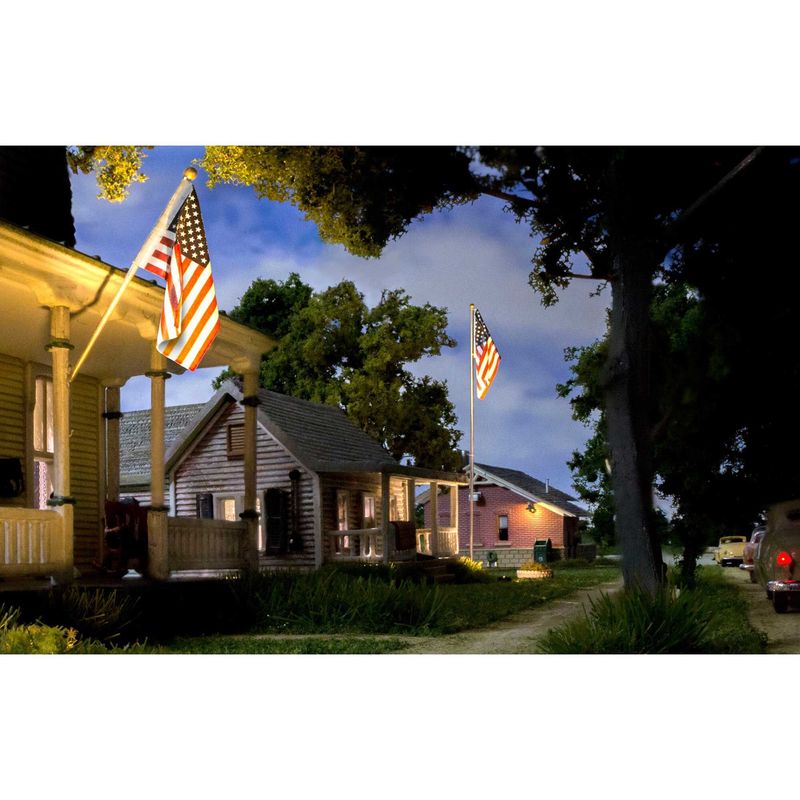 Woodland Scenics Large US Flag Pole