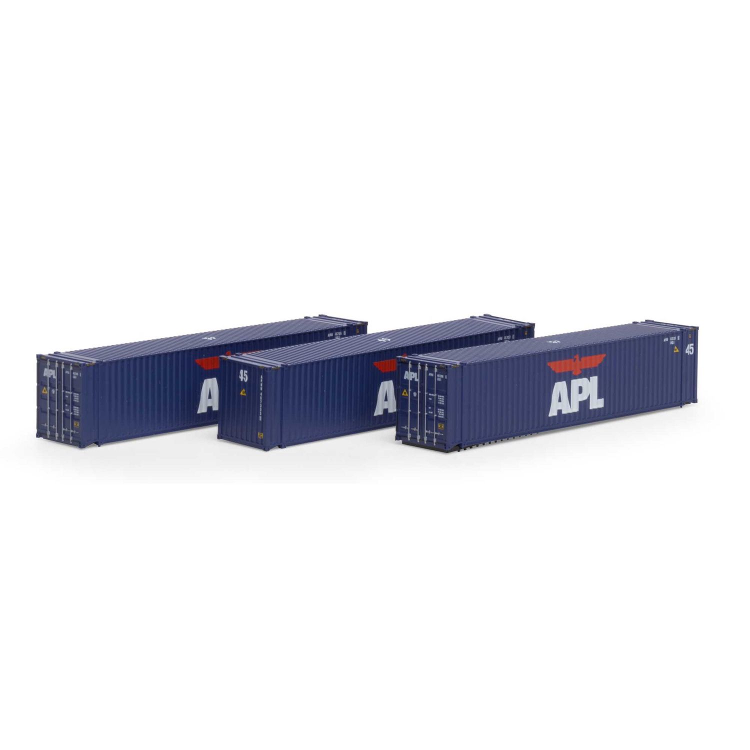 Athearn N 45' Container, APL #1 (3)