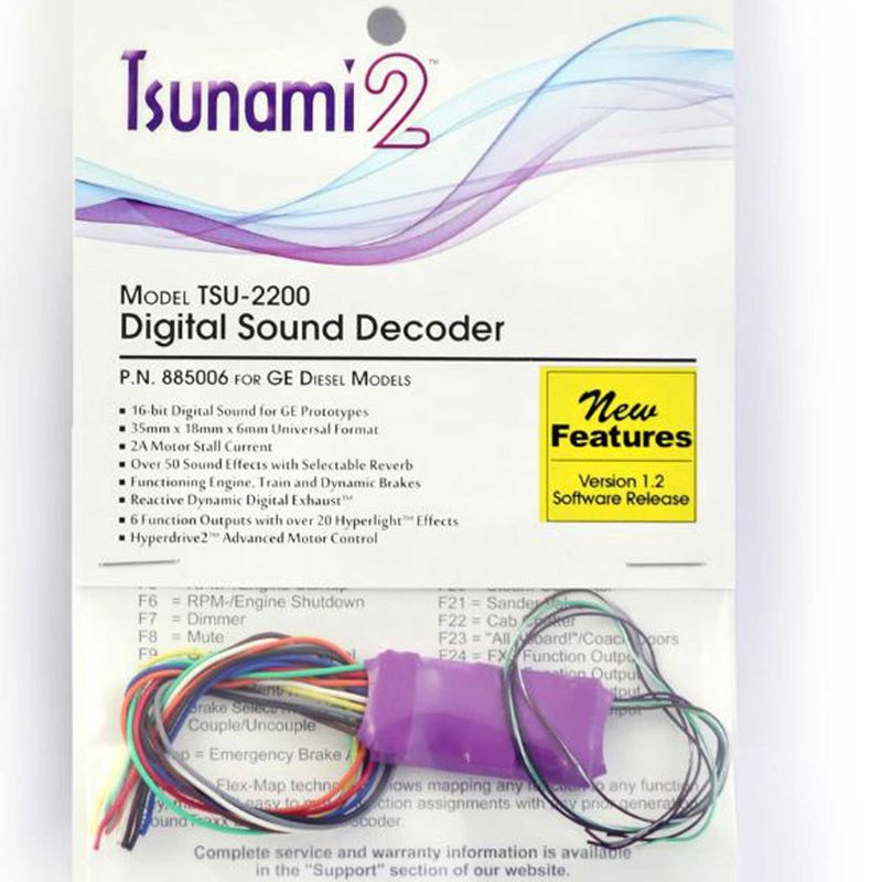 HO/N DCC Sound TSU2200 Decoder, Steam