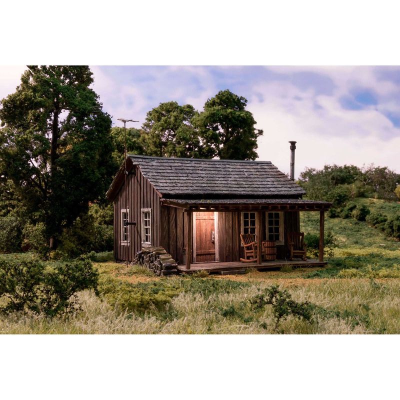 Woodland Scenics O B/U Rustic Cabin