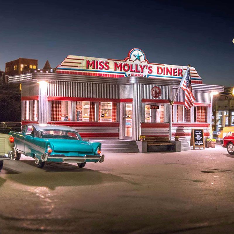 Woodland Scenics O Miss Molly&#39;s Diner