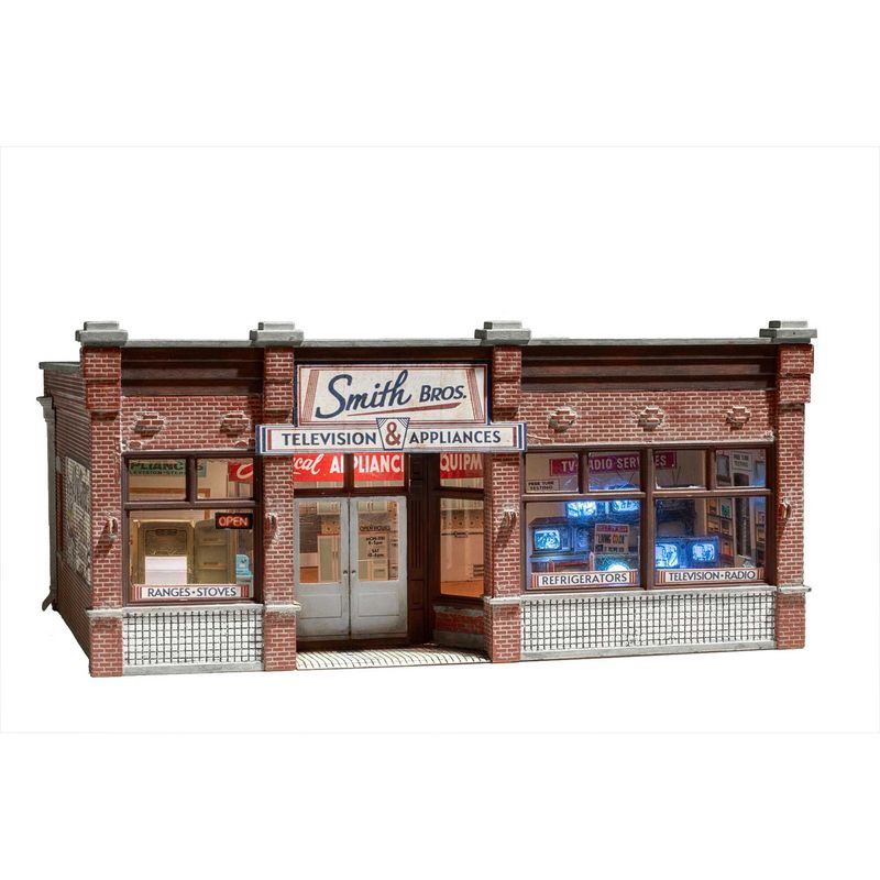 Woodland Scenics N Smith Brothers TV &amp; Appliance Store