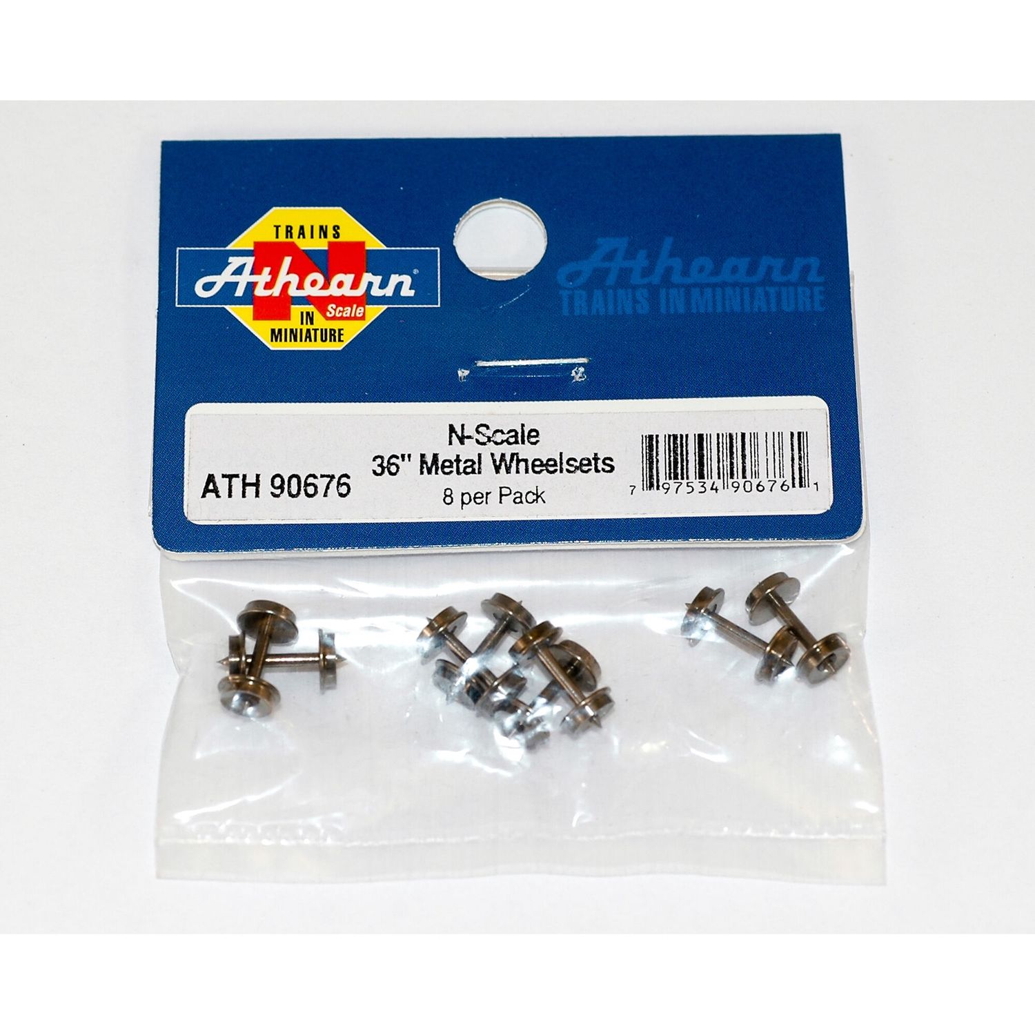Athearn N 36 Metal Wheel Set (8)