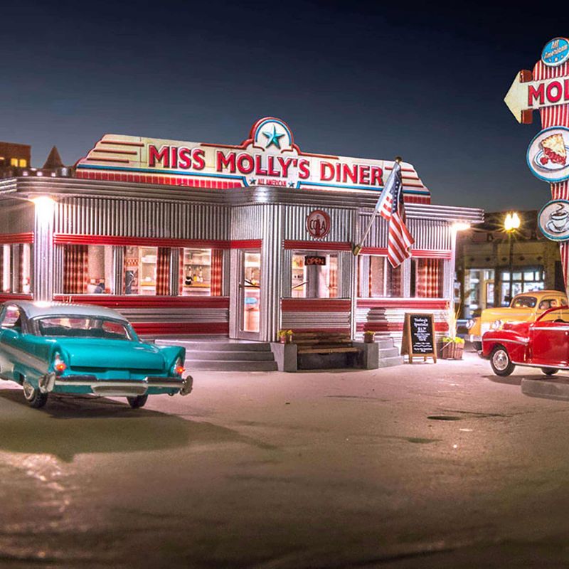 Woodland Scenics N Miss Molly&#39;s Diner