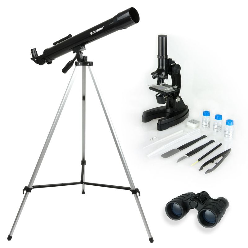 Telescope, Microscope &amp; Binocular Science Kit