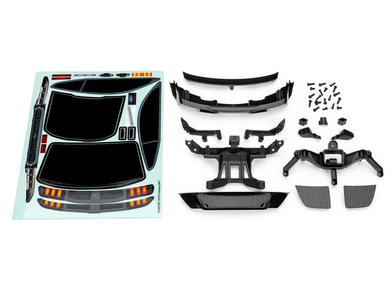 Traxxas 4-Tec Drift Ford Mustang Clear Body