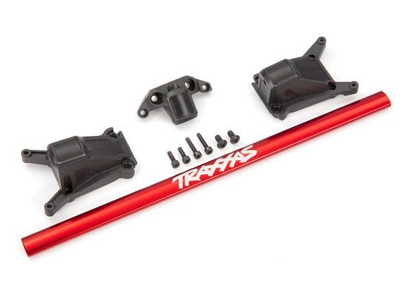 Traxxas Red Aluminum Chassis Brace Kit &amp; Hardware