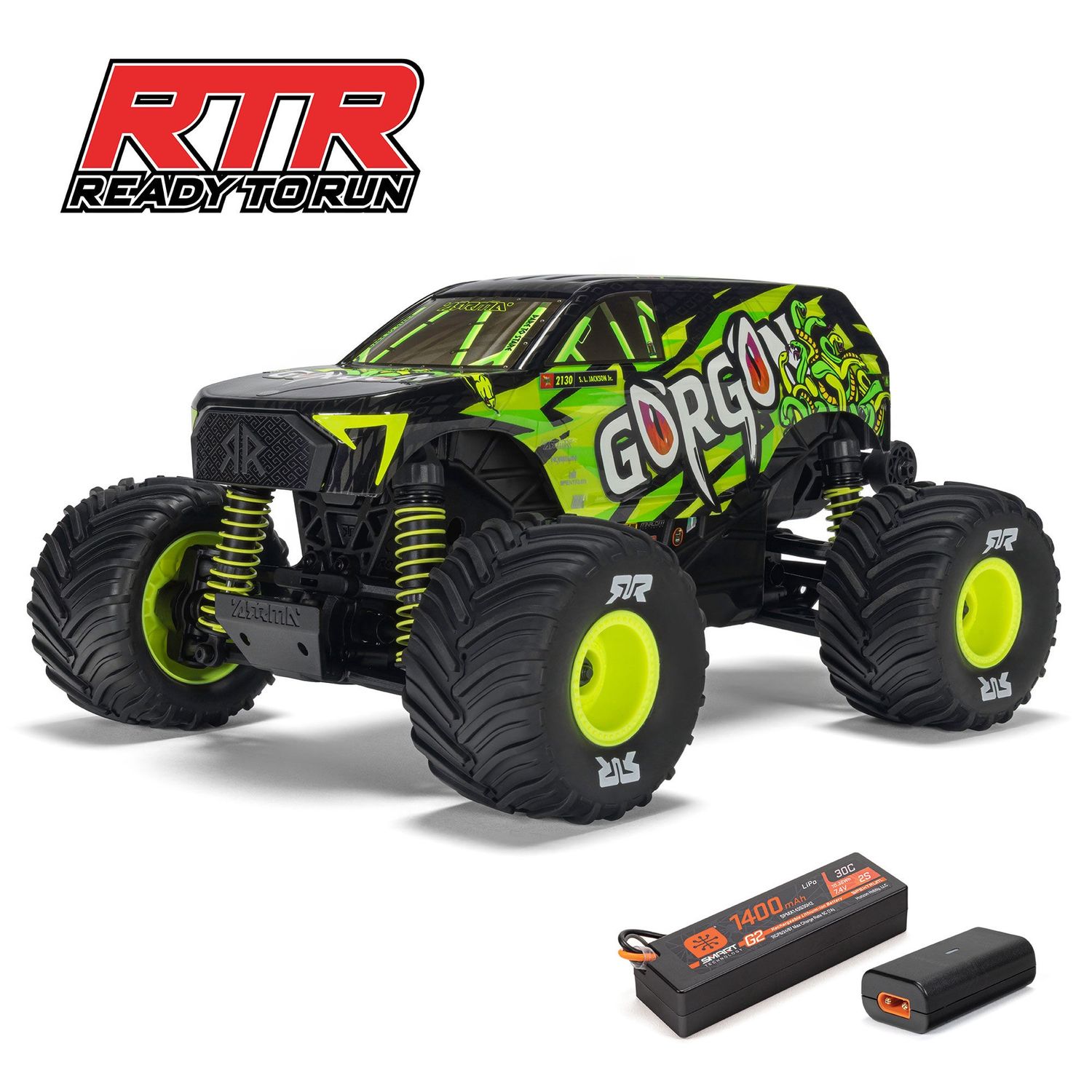Arrma 1/16 GORGON GROM 4X4 RTR Brushed Monster Truck (Battery &amp; Charger Included), Variant: ARA2130T1