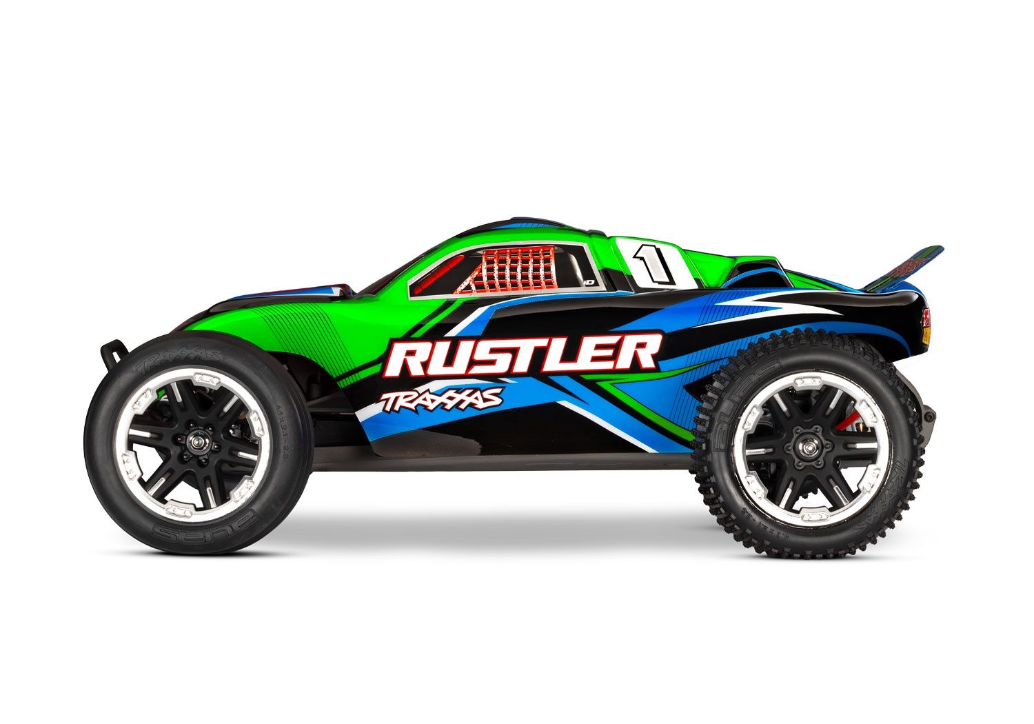 Traxxas Rustler 2WD XL-5 w/Battery, Variant: TRA37254-8-GRN