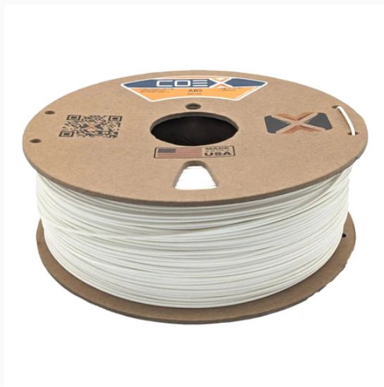 COEX ABS 1.75MM WHITE 1 KG SPOOL
