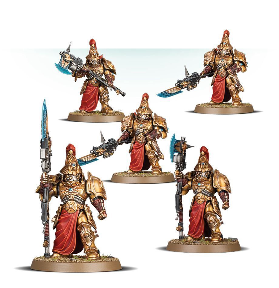 Games Workshop ADEPTUS CUSTODES: CUSTODIAN WARDENS, Variant: GAW01-11
