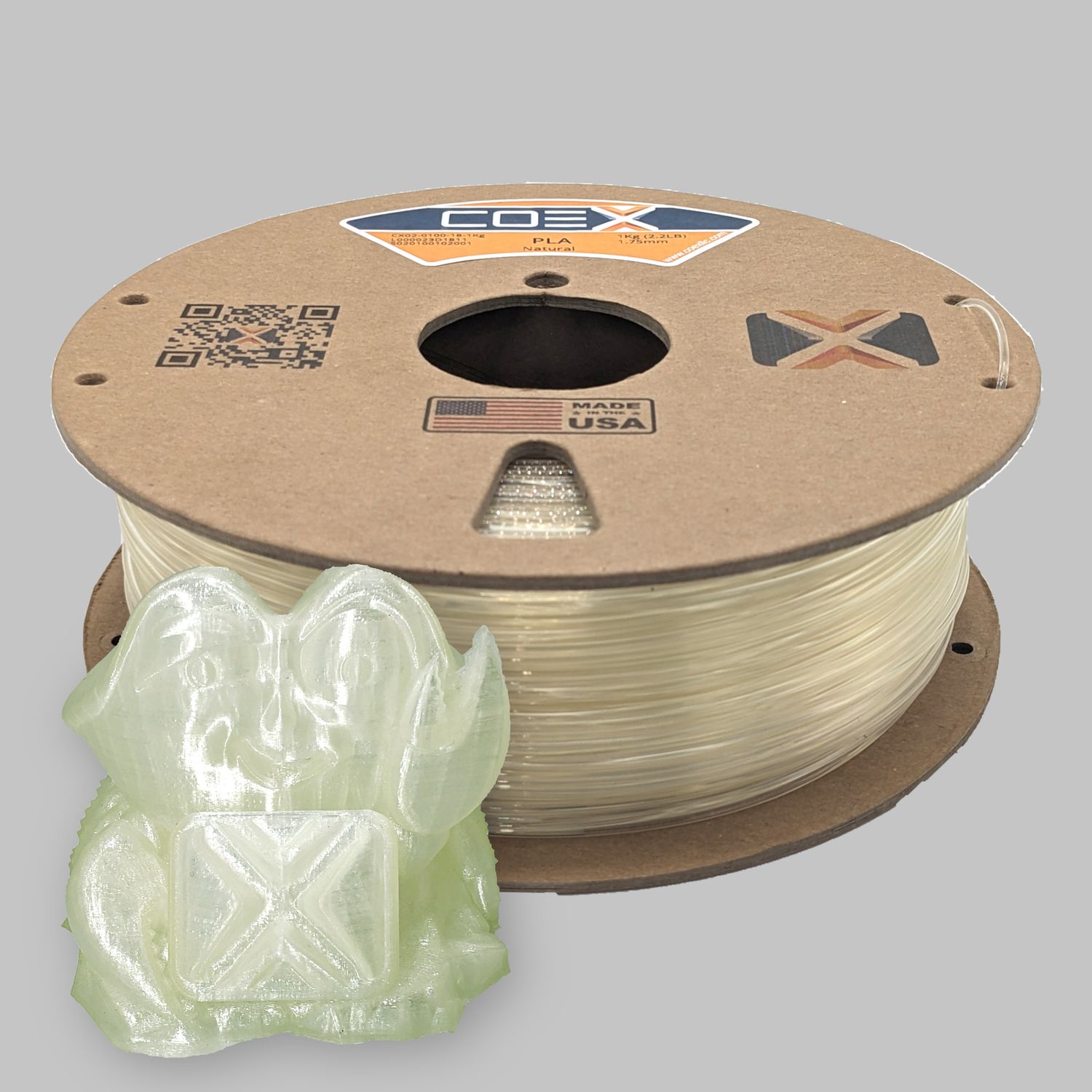 COEX COEXNYLEX UNFILLED 1.75MM NATURAL 1KG SPOOL