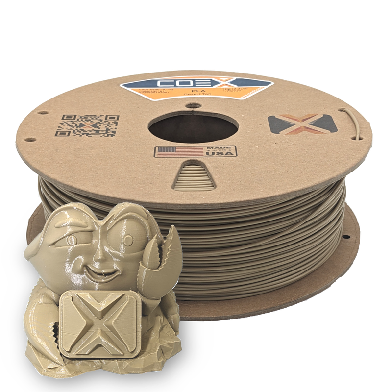 COEX PLA 1.75MM DESERT TAN 1 KG SPOOL