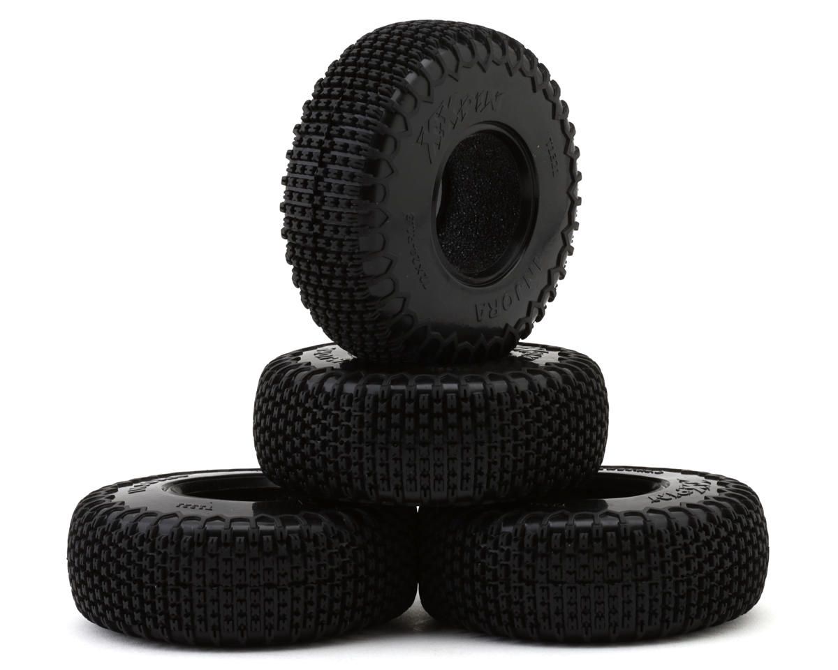 Injora 1.3" XHX Pin Micro Rock Crawler Tires (4) (72mm OD)