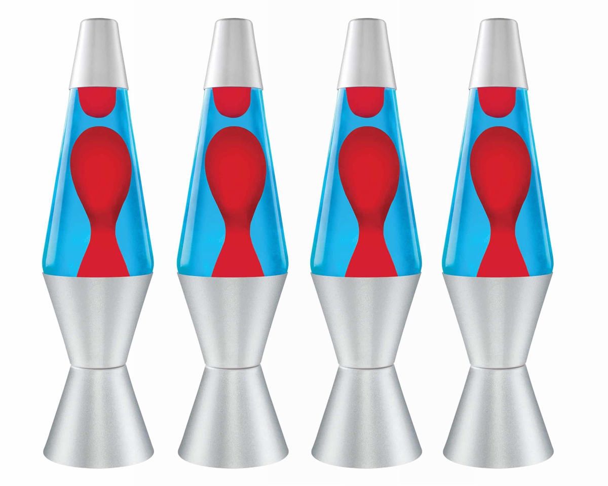 Schylling LAVA® Lamp Box Set (Red/Blue/Silver) (4) (14.5&quot;)