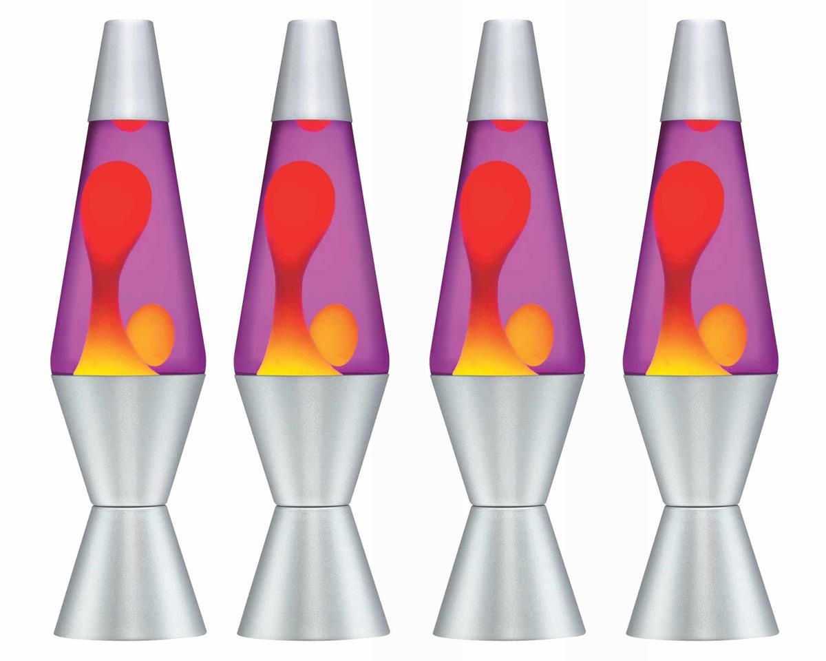 Schylling LAVA® Lamp Box Set (Yellow/Purple/Silver) (4) (14.5&quot;)