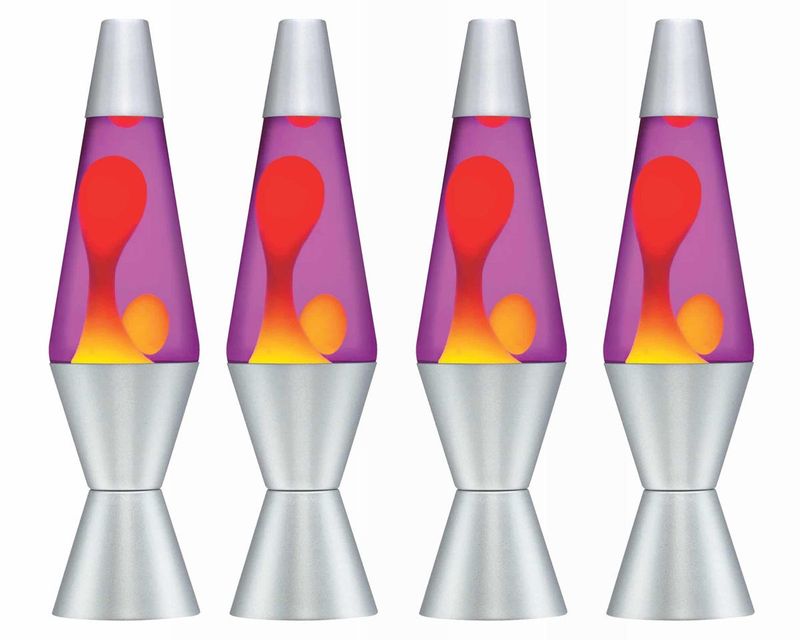 Schylling LAVA® Lamp Box Set (Yellow/Purple/Silver) (4) (14.5&quot;)