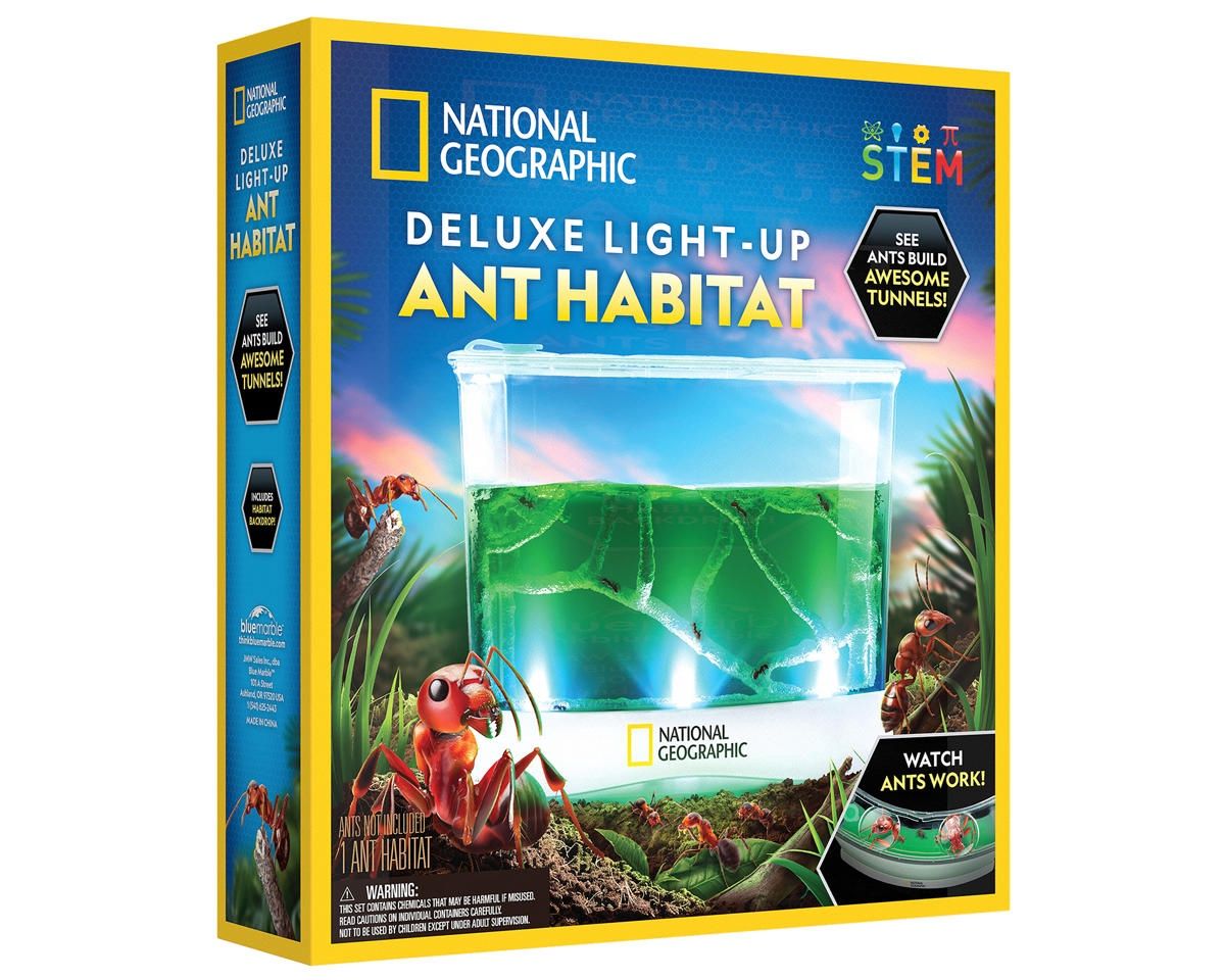 Blue Marble National Geographic Deluxe Light-Up Ant Habitat
