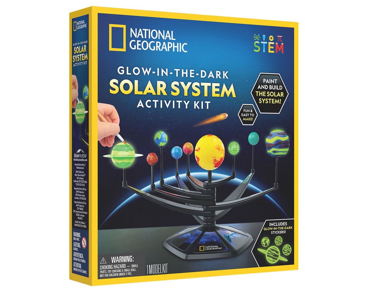 Blue Marble National Geographic Glow-in-the-Dark 3D Solar System Model Kit