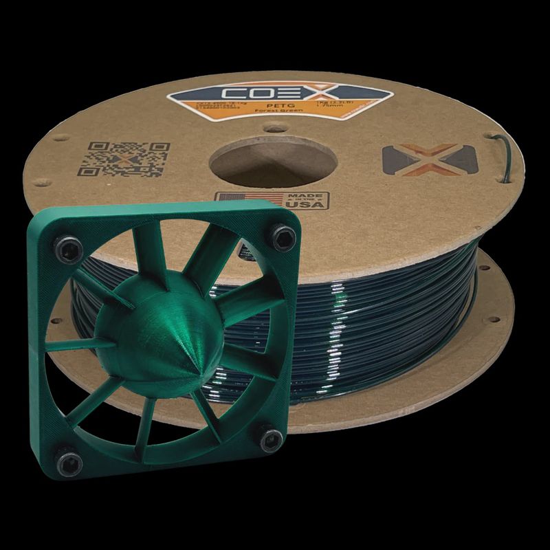 COEX PETG 1.75MM FOREST GREEN 1 KG SPOOL