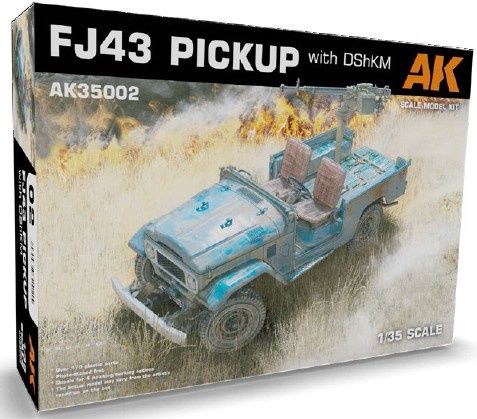 AK Interactive 1/35 FJ43 Pickup with DShKM Plastic Model Kit