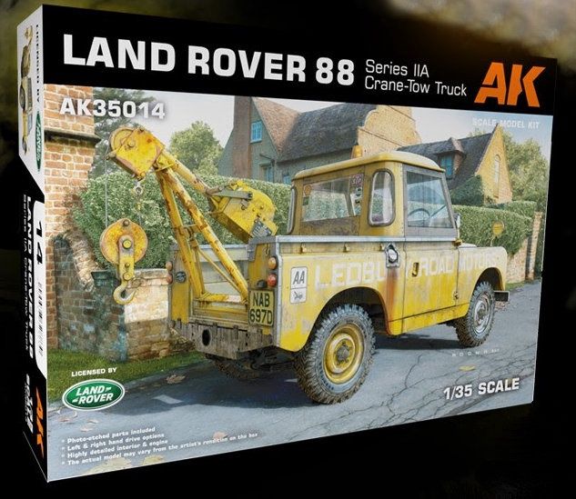 AK Interactive 1/35 Land Rover 88 Series IIA -Crane / Tow Truck