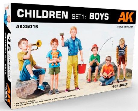 AK Interactive 1/35 Children Set 1: Boys