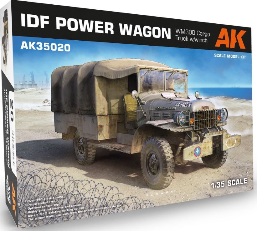 AK Interactive 1/35 IDF Power Wagon WM300 w/winch