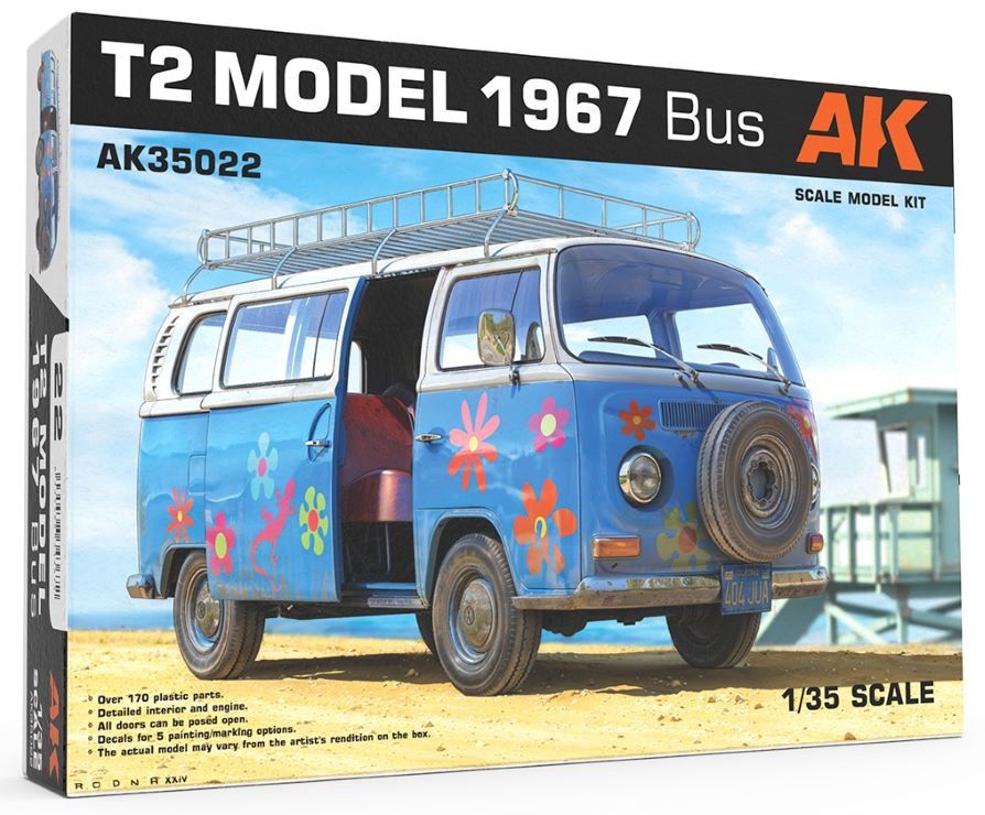 AK Interactive 1/35 T2 Model 1967 Bus