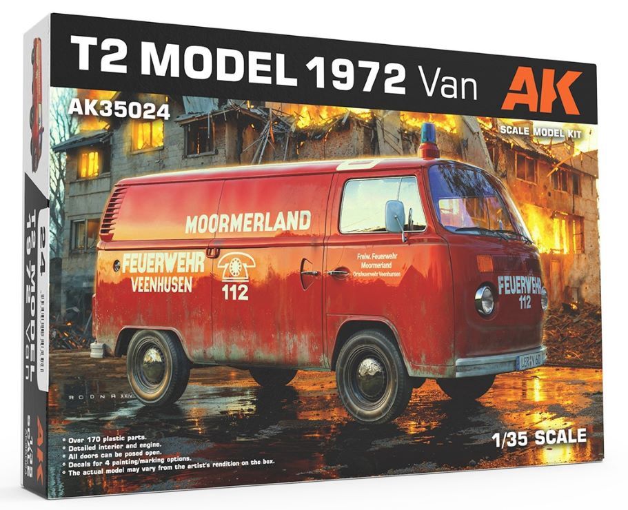 AK Interactive 1/35 T2 Model 1972 Van
