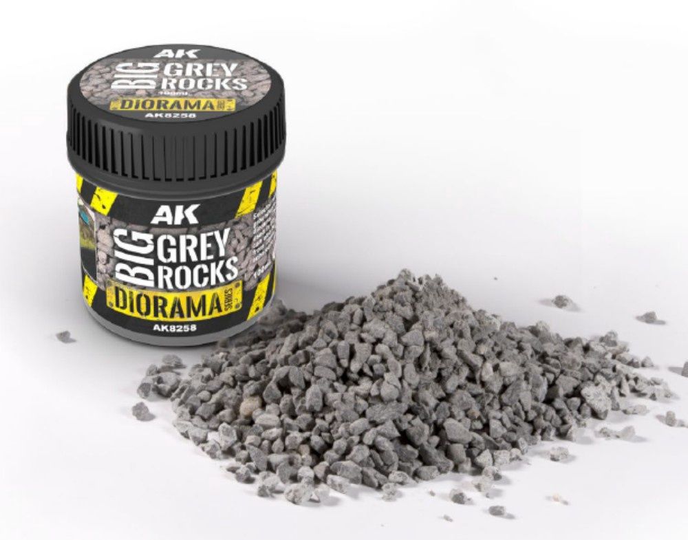 AK Interactive 1/35 Big Grey Rocks / Small Railroad Ballast