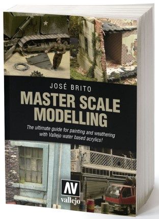 Vallejo Master Scale Modelling The Ultimate Guide to Painting &amp; Weathering w/Vallejo Water Based Acrylics Book 75020