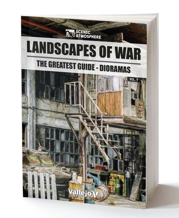 Vallejo Landscapes of War The Greatest Guide Dioramas Vol.V: Industrial Themed Book 75073