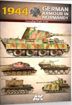 AK Interactive 1944 German Armour In Normandy Camouflage Profile Guide - English